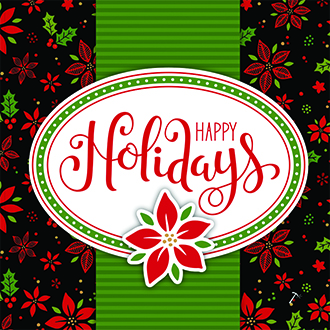 Happy Holidays Poinsettia Gift Box Sleeve Happy Holidays Poinsettia Gift Box Sleeve