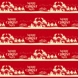Merry Christmas Nativity Gift Box Sleeve Merry Christmas Nativity Gift Box Sleeve