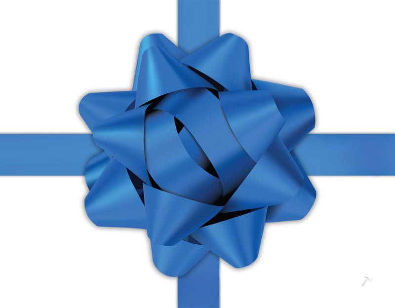 Blue Ribbon Gift Box Sleeve for 2 Piece Sets Blue Ribbon Gift Box Sleeve for 2 Piece Sets