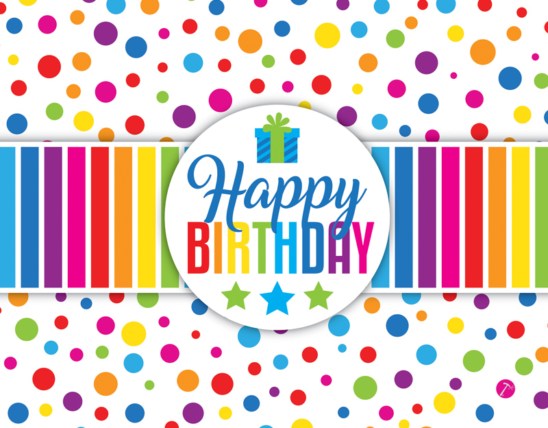 Happy Birthday Multi-Color Gift Box Sleeve for 2 Piece Sets Happy Birthday Multi-Color Gift Box Sleeve for 2 Piece Sets