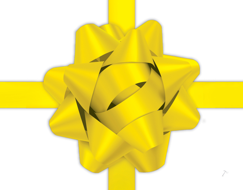 Yellow Ribbon Gift Box Sleeve for 2 Piece Sets Yellow Ribbon Gift Box Sleeve for 2 Piece Sets