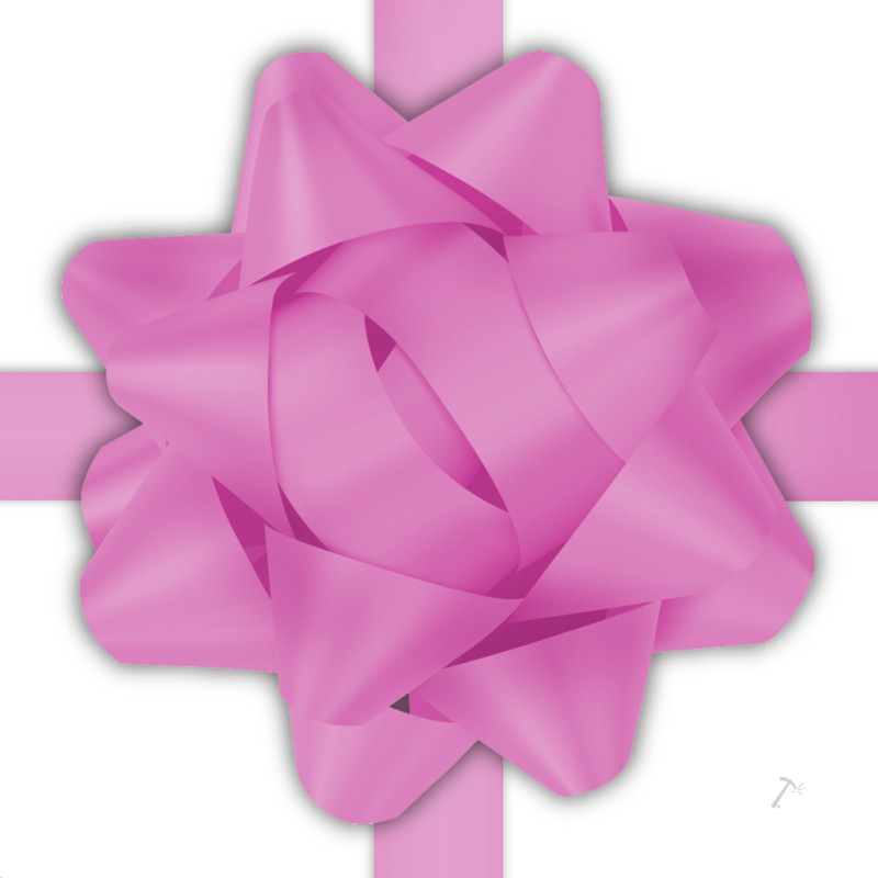 Light Pink Ribbon Gift Box Sleeve Light Pink Ribbon Gift Box Sleeve