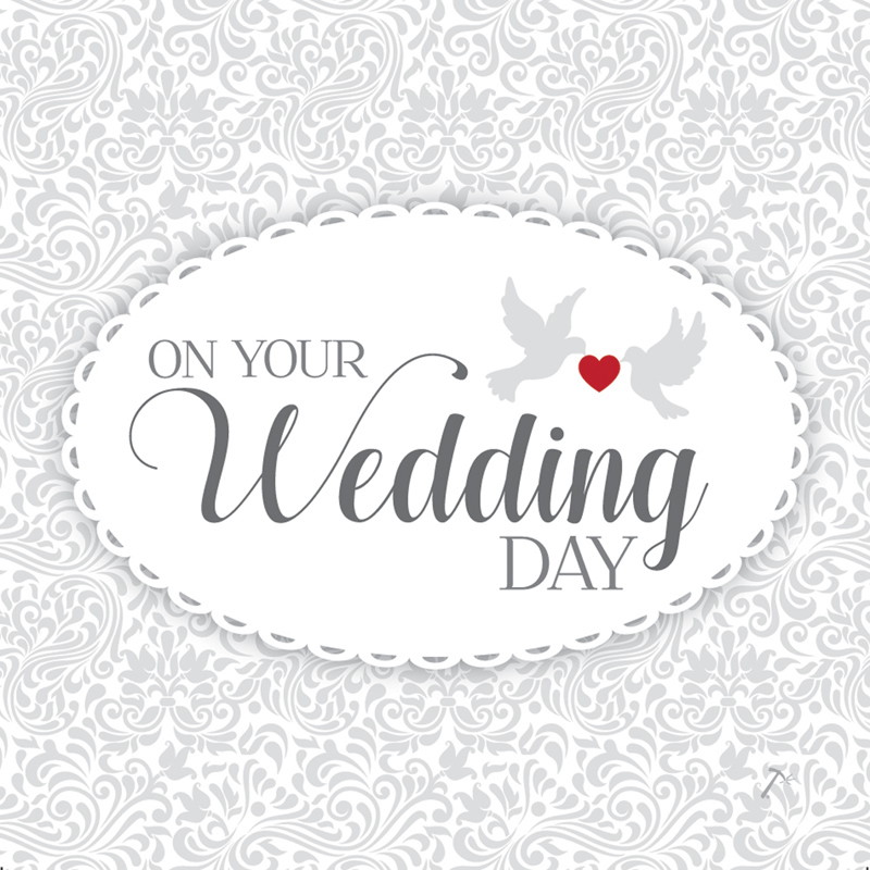 On Our Wedding Day Gift Box Sleeve On Our Wedding Day Gift Box Sleeve