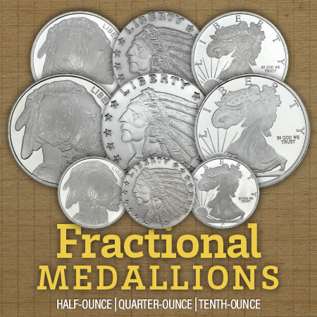 Fractional Silver Rounds