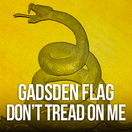Gadsden Flag Don't Tread on Me Silver Bullion