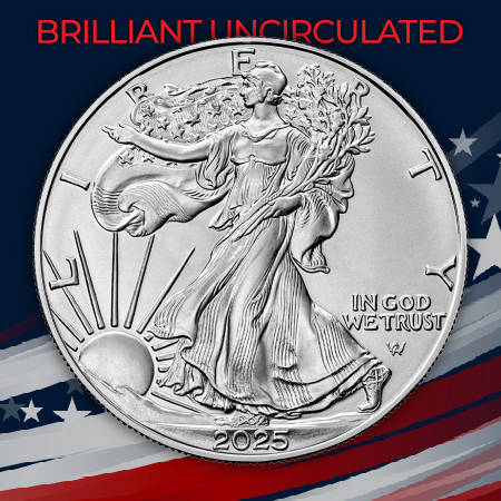 2025 Silver American Eagle BUs