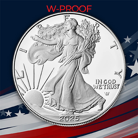 2025 W Proof Silver American Eagle Coins