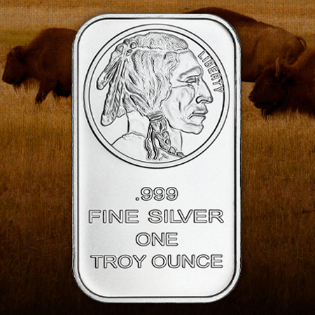 Buffalo Replica Silver Bars