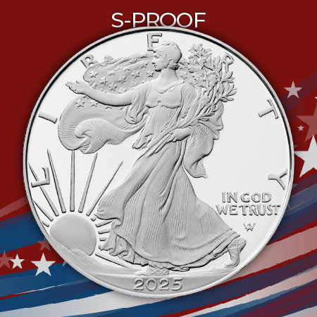 2025 S Proof Silver American Eagle Coins