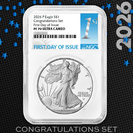 2026 P Proof Silver American Eagle Congratulations Set Coins