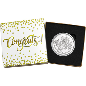 Anniversary Bells 1oz .999 Silver Medallion Dated 2026 in Gift Box Anniversary Bells 1oz .999 Silver Medallion Dated 2026 in Gift Box