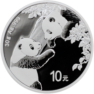 2023 China Silver Panda 30g BU Coins | SilverTowne