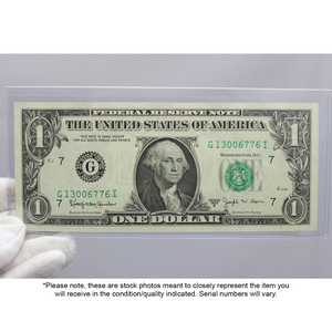 1963B $1 Joseph Barr Federal Reserve Note CU Condition 1963B $1 Joseph Barr Federal Reserve Note CU Condition