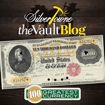 100 Greatest American Currency Notes Series: Series of 1900, Canceled Issue $10,000 Gold Certificate 100 Greatest American Currency Notes Series: Series of 1900, Canceled Issue $10,000 Gold Certificate