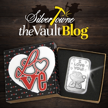 Silver of the Month: I Love You Daydreaming Teddy Bear 1oz .999 Silver Bar Silver of the Month: I Love You Daydreaming Teddy Bear 1oz .999 Silver Bar