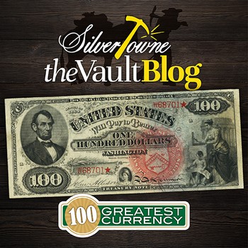100 Greatest American Currency Notes Series: Lincoln and Reconstruction $100 Legal Tender Note, Series of 1869 100 Greatest American Currency Notes Series: Lincoln and Reconstruction $100 Legal Tender Note, Series of 1869