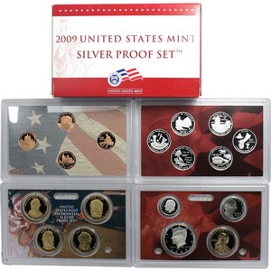 2009 S 18pc Silver Proof Set 2009 S 18pc Silver Proof Set