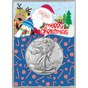 Baby's First Christmas Penguin 1oz Silver Bar| SilverTowne