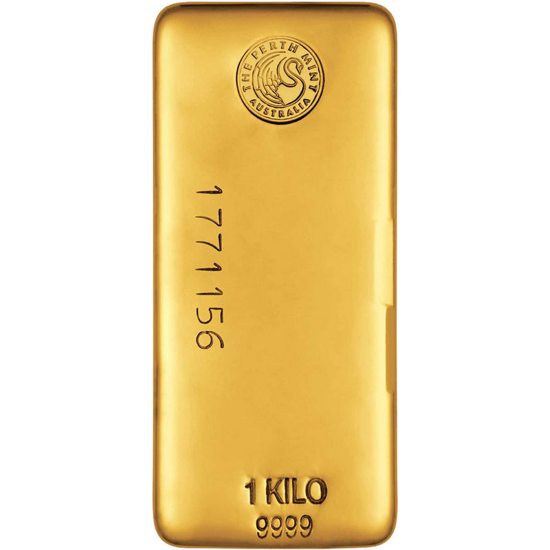 Perth Mint 1 Kilo .9999 Fine Gold Bar 