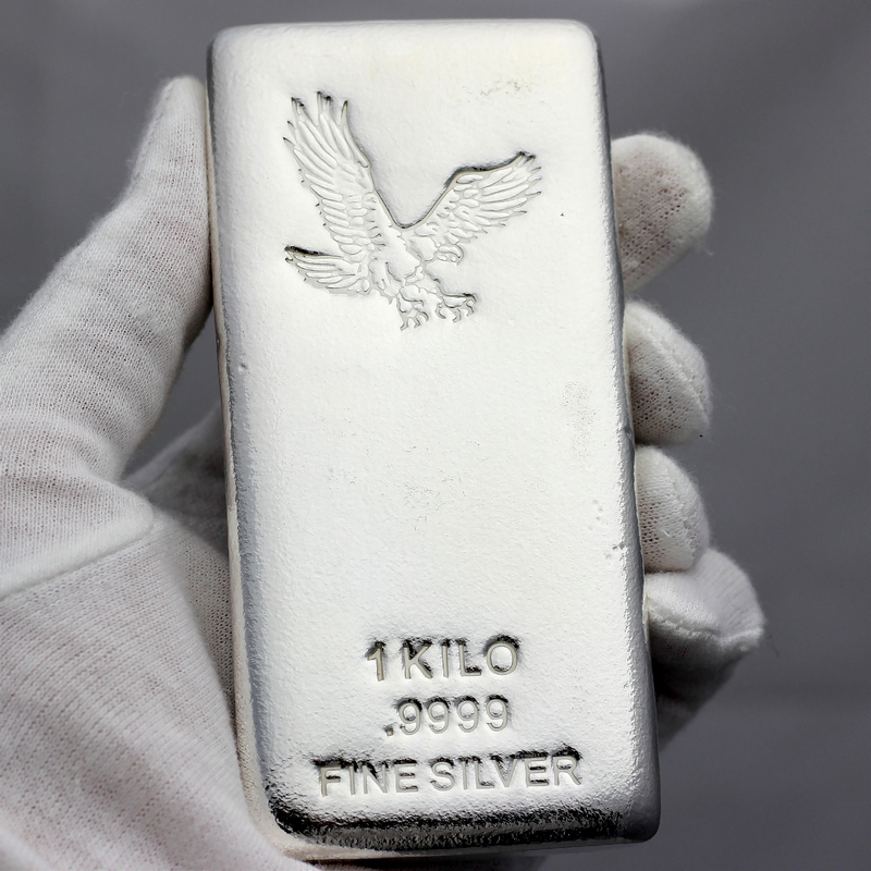 Eagle 1 Kilo .9999 Fine Silver Bar | SilverTowne