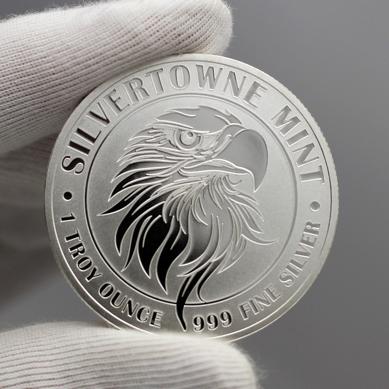 Mighty Eagle 1oz Silver Medallion Bullion | SilverTowne