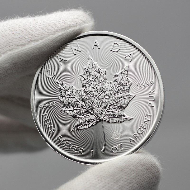 21 Silver Maple Leaf 1oz Coin Silvertowne