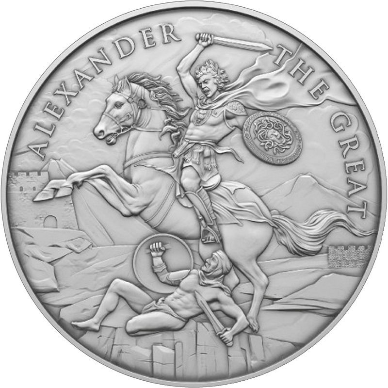 Alexander the Great Legendary Warriors Series 1oz .999 Silver 