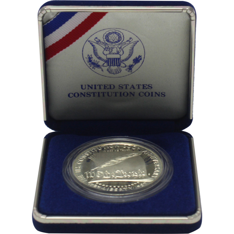 1987S US Constitution Bicentennial Silver PF SilverTowne