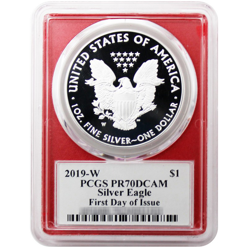 2019 W SAE PR70 PCGS FDI Red Core Trump Label | SilverTowne