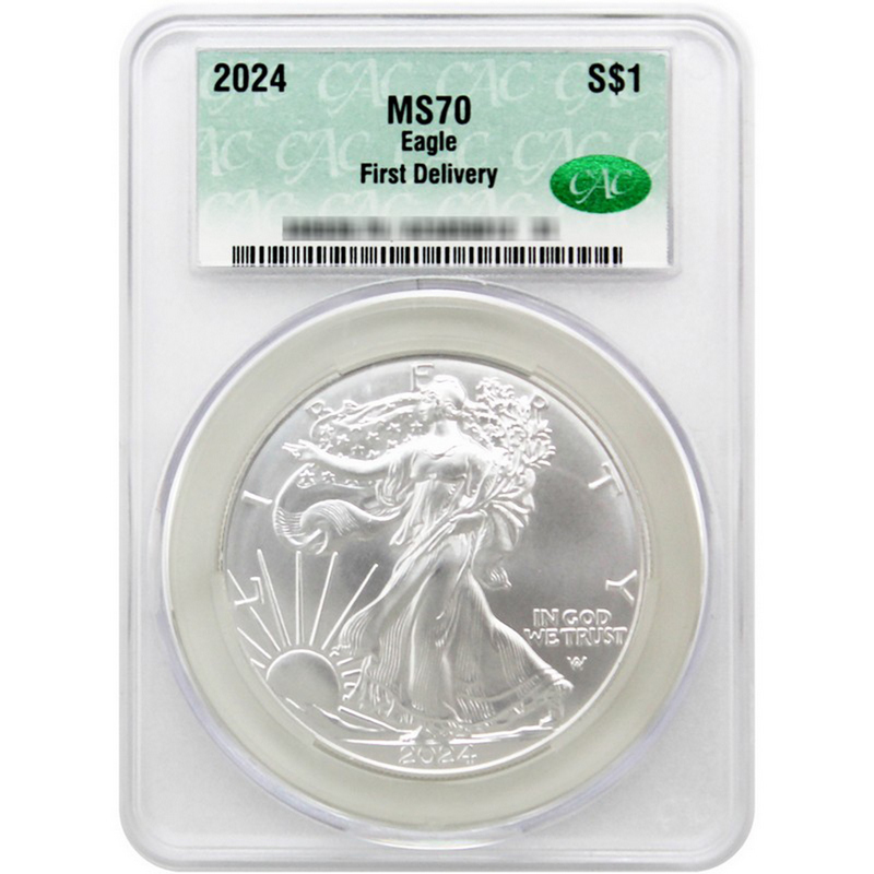 2024 SAE MS70 FDI CAC SilverTowne