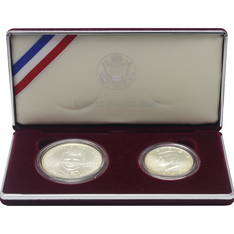 1998S Kennedy Brothers Silver Half BU 2pc Set SilverTowne