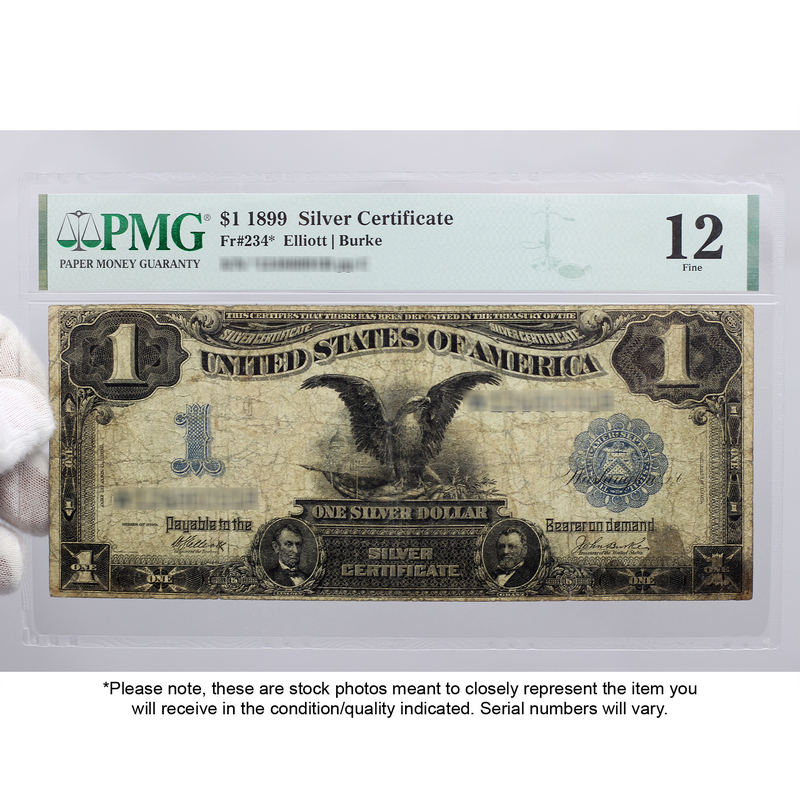 1899 $1 Black Eagle 12 PMG | SilverTowne