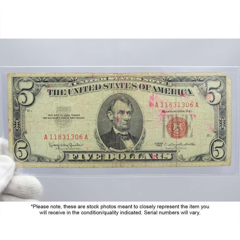 Series 1935/1957 $1 Silver Certificate Damaged/Cull