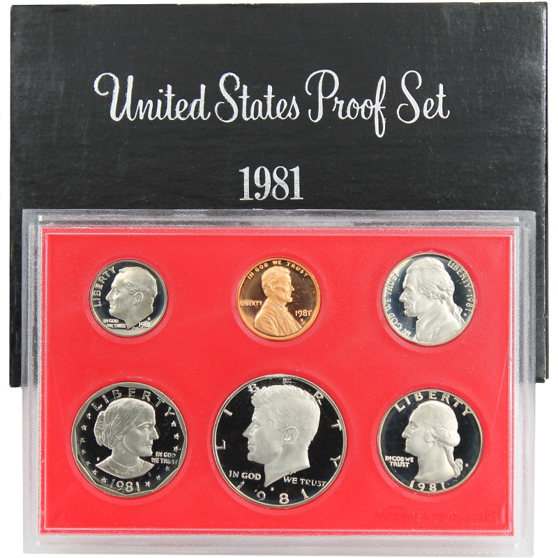 1981S Proof Set Type 1 SilverTowne