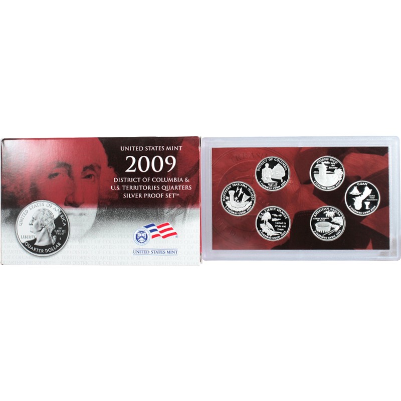 2009 S 6pc Silver Quarter Proof Set | SilverTowne