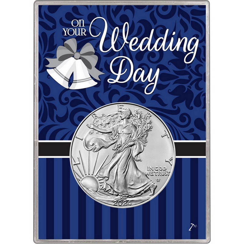 2024 Dated Wedding Couple 1oz .999 Fine Silver Round by