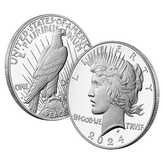 2024 S Silver Peace Dollar Proof in OGP