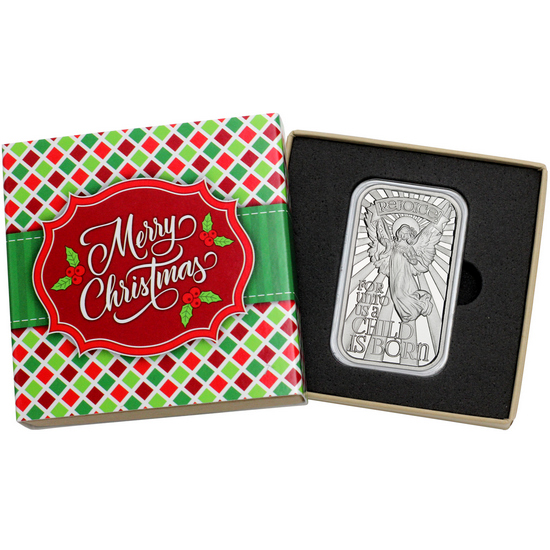 2024 Rejoice! Angel 1oz .999 Silver Bar in Gift Box