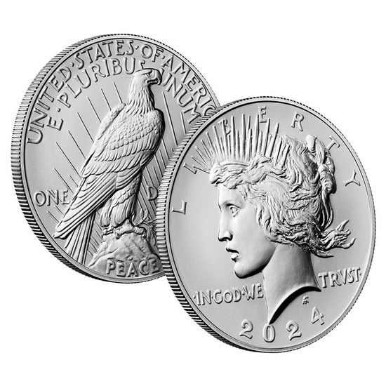 2024 Silver Peace Dollar in OGP