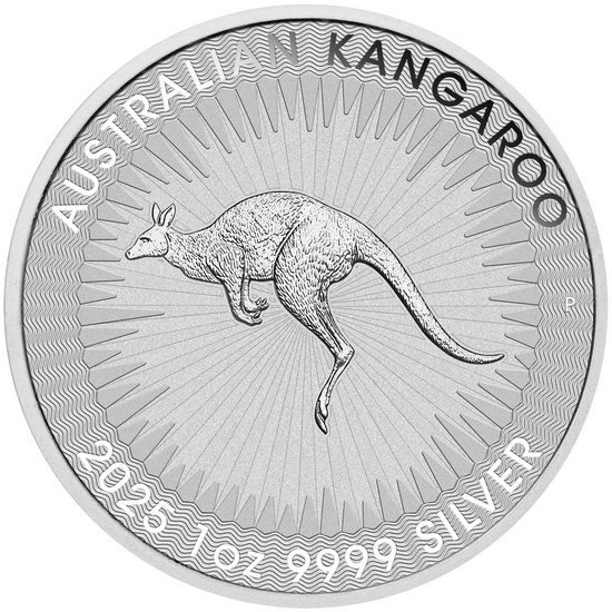 2025 P Australia Silver Kangaroo 1oz BU