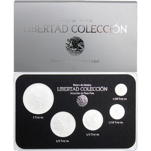 2024 Mexico Libertad Collection Silver BU Set