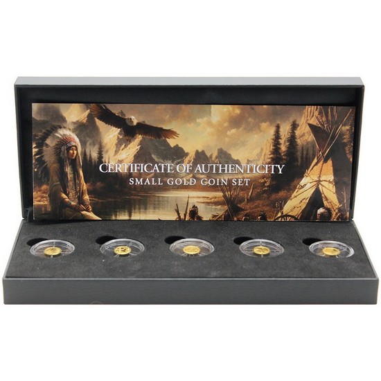 2024 Gold Native American Series 5 Coin Set in OGP