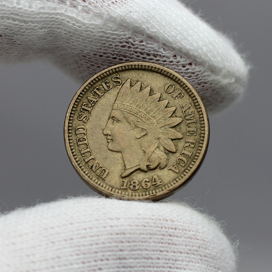 1864 Indian Head Cent XF/AU Condition