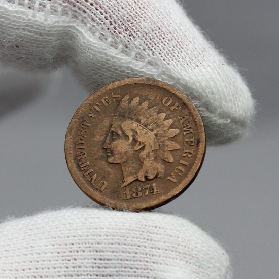 1874 Indian Head Cent G/VG Condition