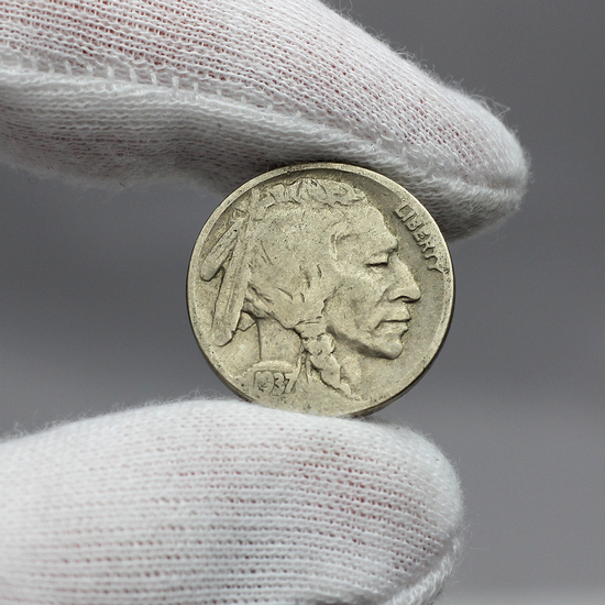 Full Date Buffalo Nickel G/VG Condition