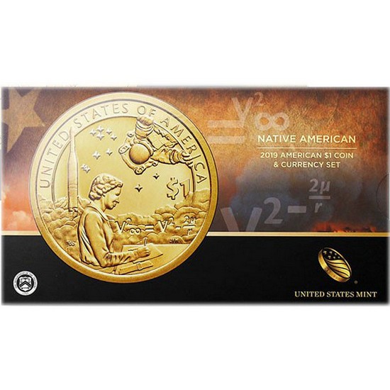 2019 Native American $1 Coin & Currency Set