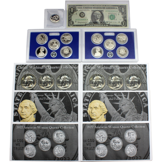 "Washington" Special Combo Including 2023 Women's Quarter Proofs and More