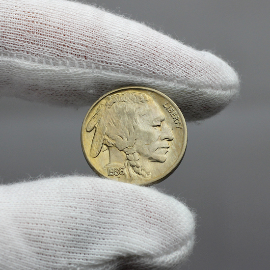 1936 S Buffalo Nickel BU Condition