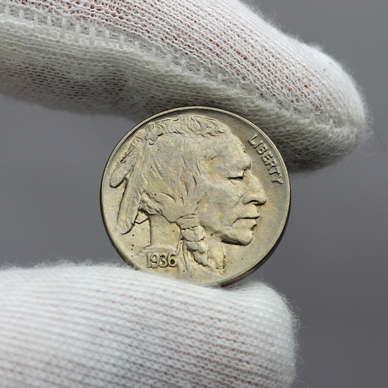 1936 Buffalo Nickel AU/BU Condition