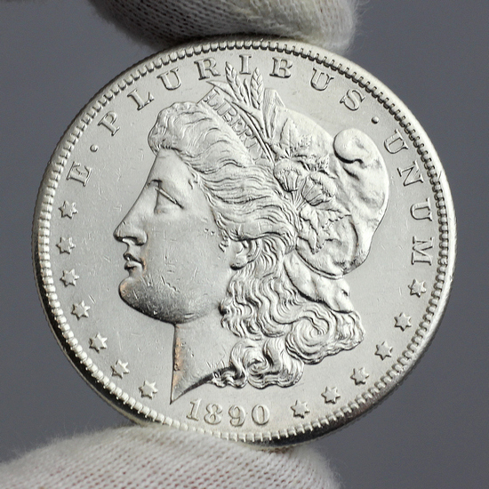 1890 S Morgan Silver Dollar XF/UNC Condition